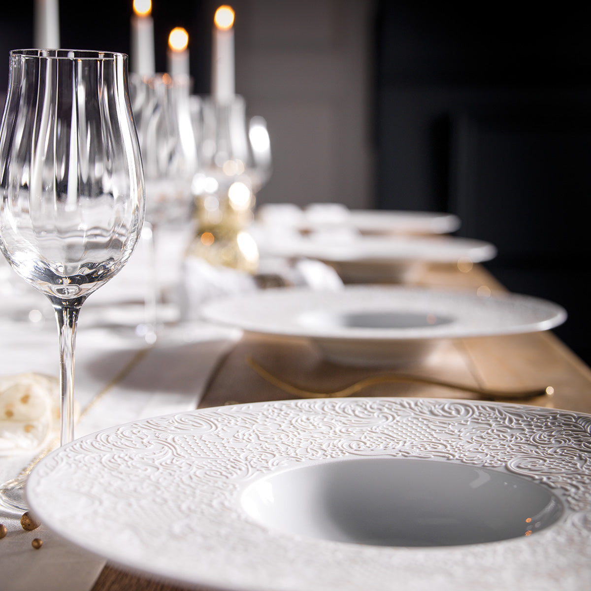 Image du produit: COLLECTION L COUTURE Assiette gourmet petit bassin 28 cm