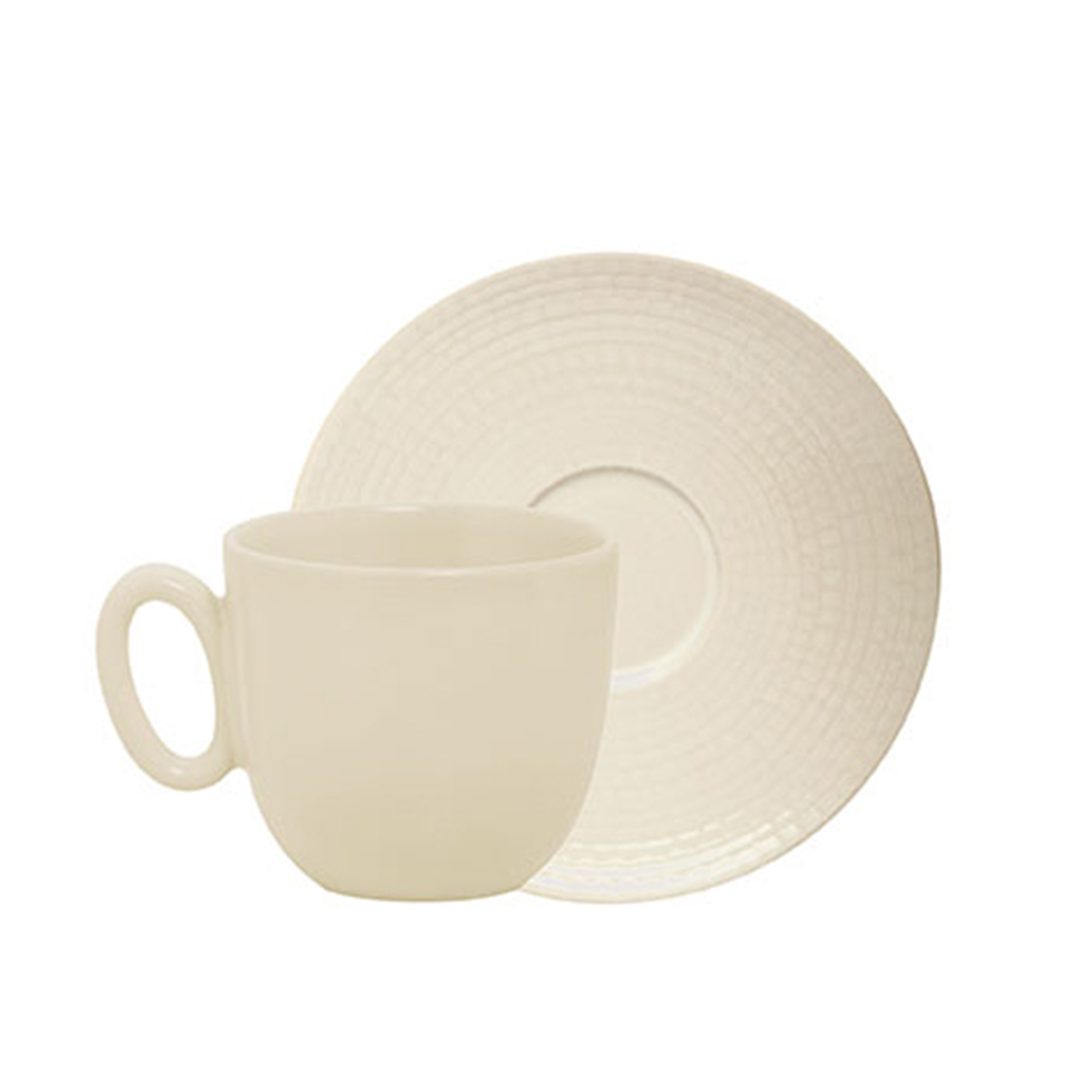 MODULO NATURE KAOLIN Soucoupe à thé/café 15,9 cm