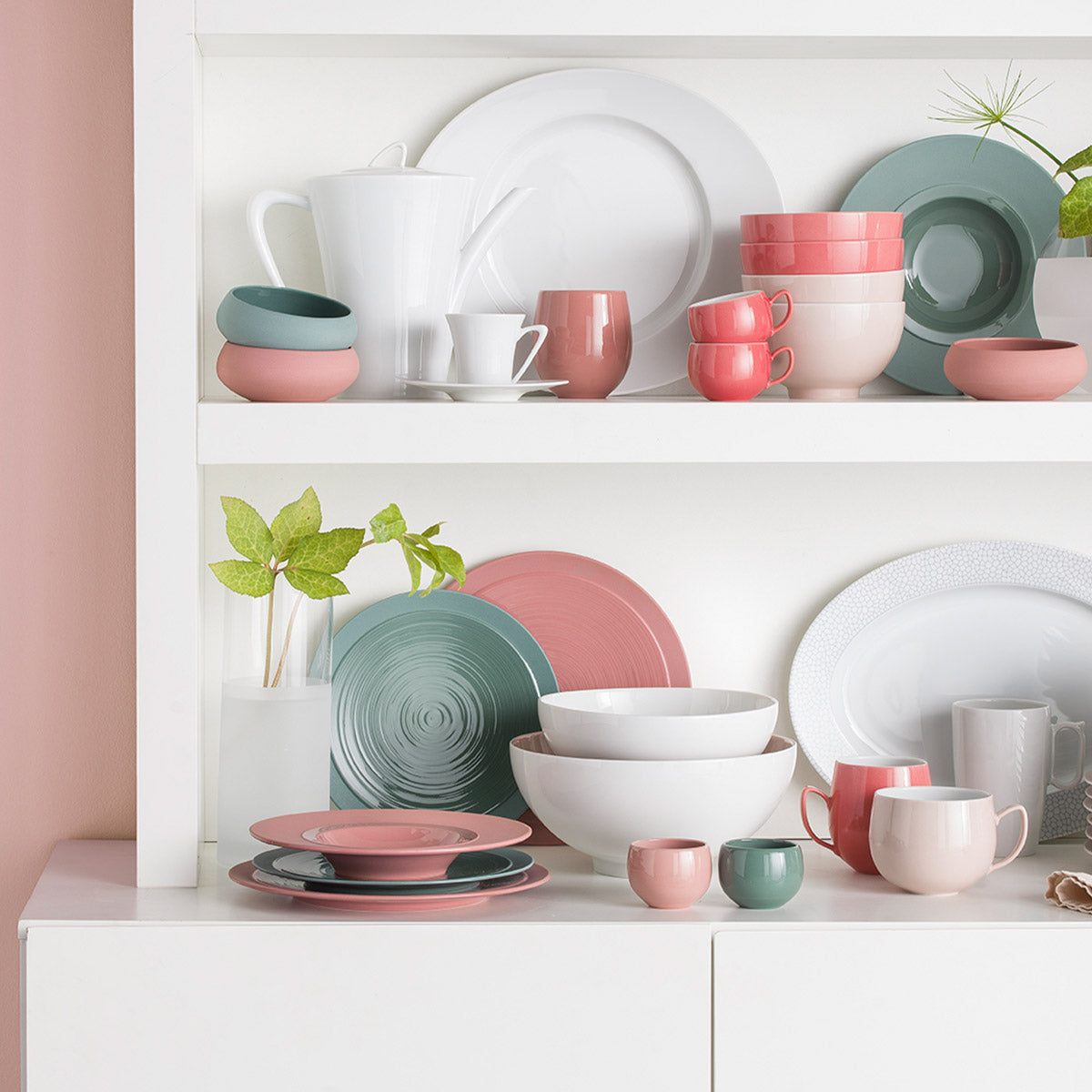 BAHIA ARGILE VERT Assiette gourmet grand bassin 26 cm