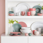 BAHIA GREEN CLAY Large bowl gourmet plate 26 cm