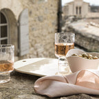 NUANCES COTON & LIN NUDE Lot de 4 serviettes 50 x 40 cm