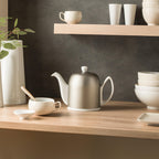 Théière 6 tasses cloche zinc