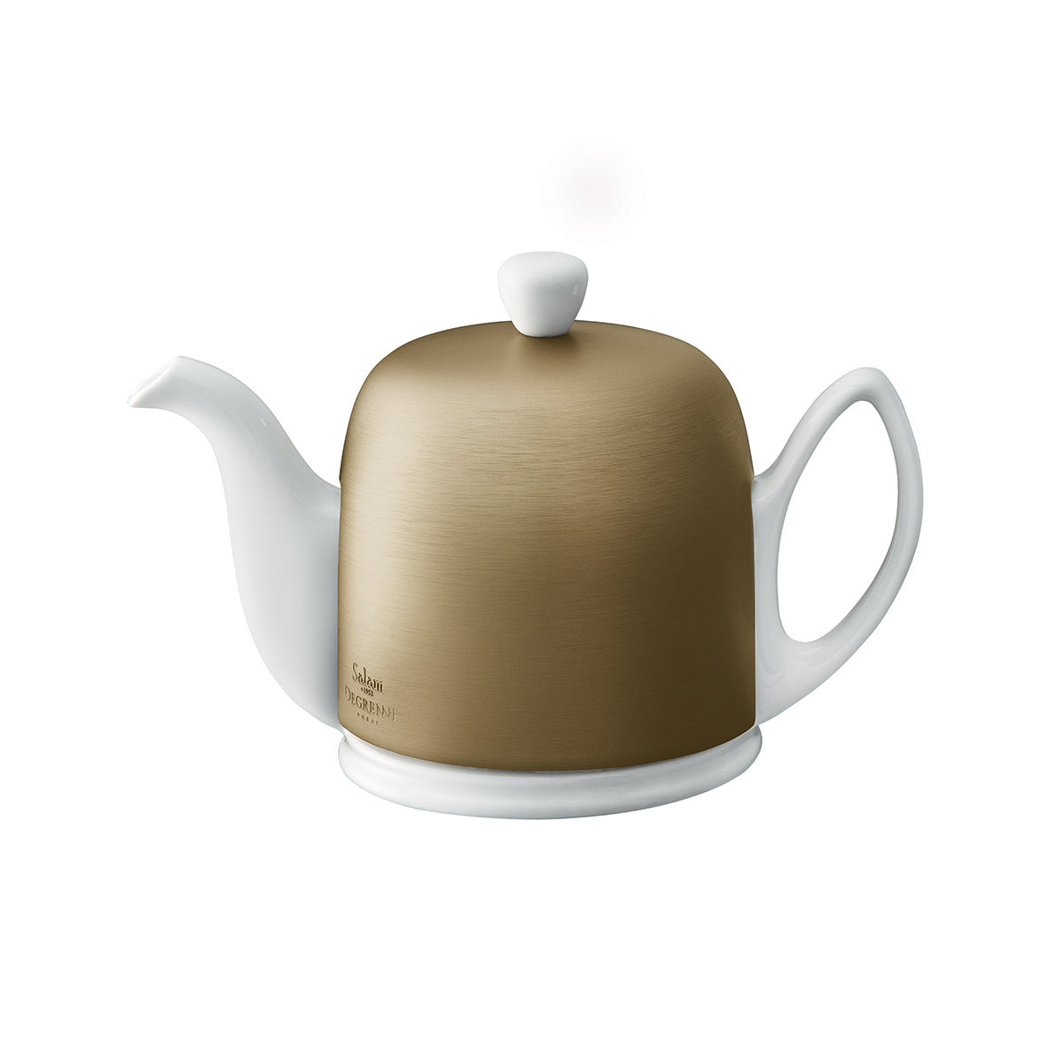guy degrenne SALAM MINERALE Théière 4 tasses cloche bronze