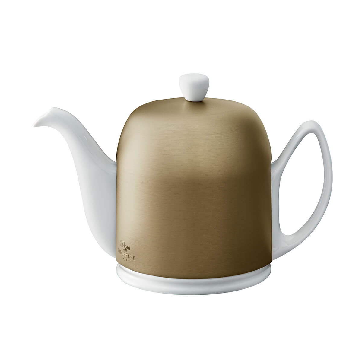 degrenne paris SALAM MINERALE Théière 6 tasses cloche bronze
