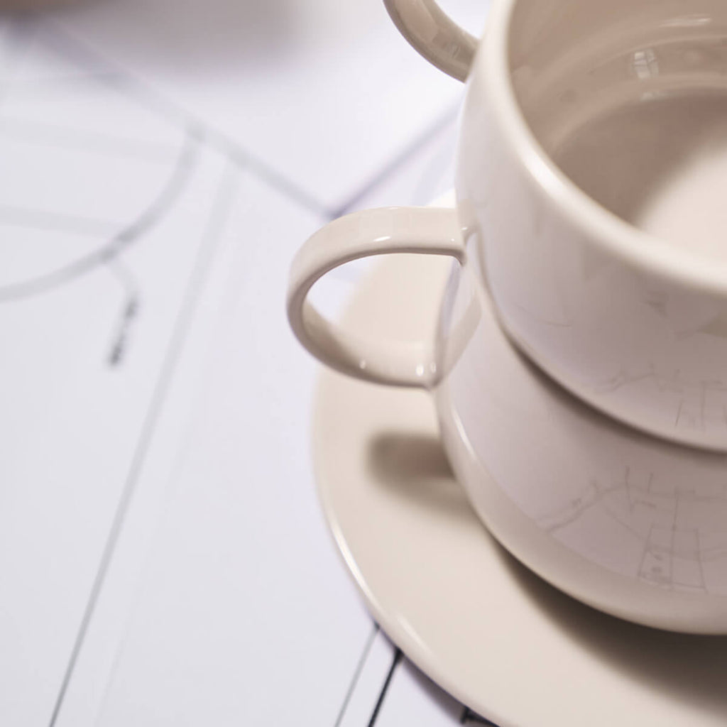 CAFETERIE EMPILEO ROSE NUDE Soucoupe 15 cm