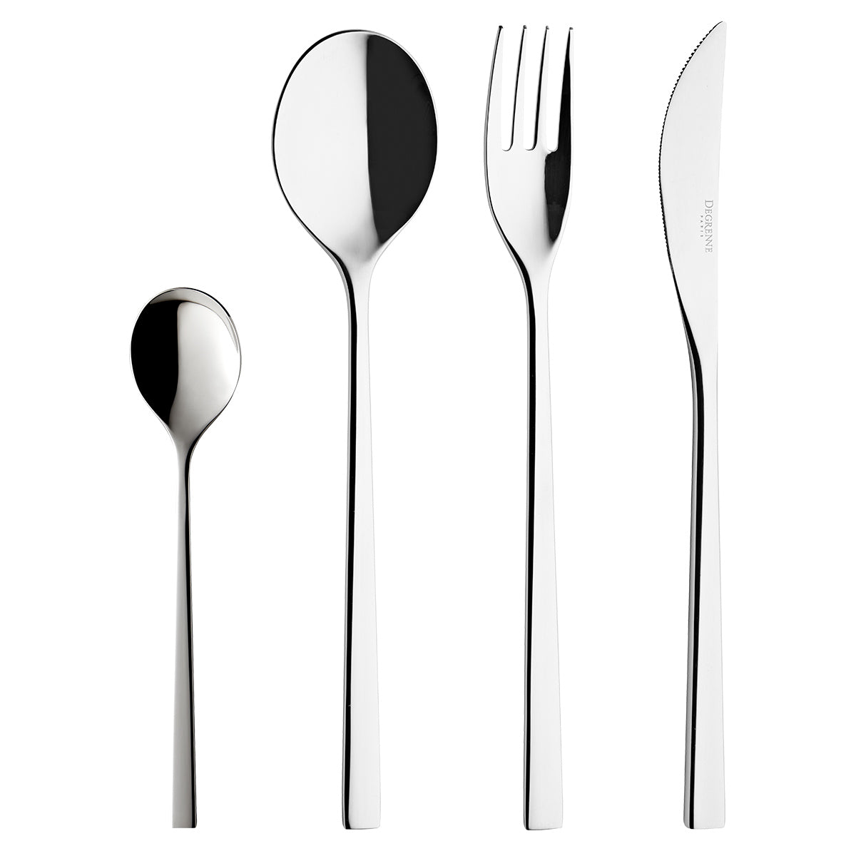 degrenne paris FUSE MIROIR Colis écrin 50 couverts