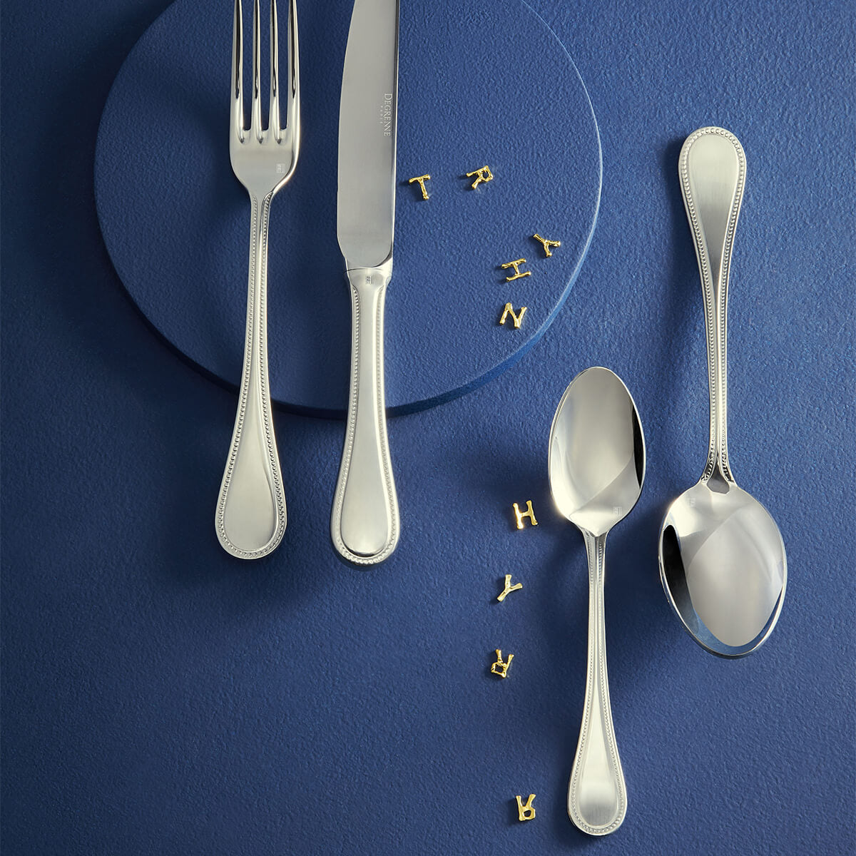 Image du produit: MERVEILLES AG Coffret 4 pièces couverts en métal argente