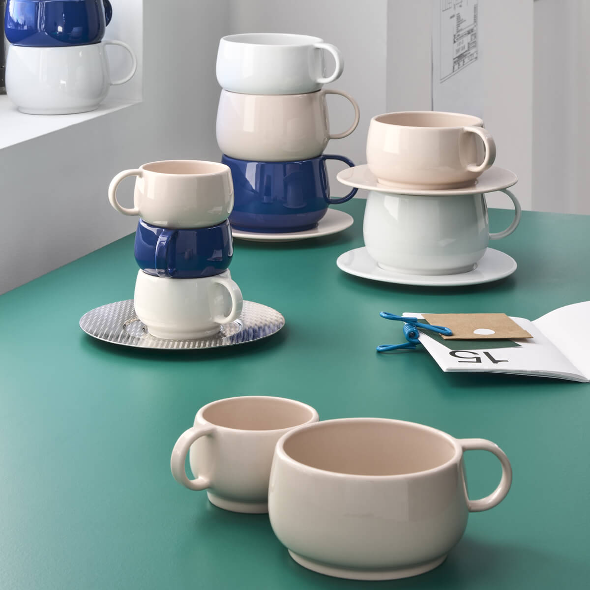 CAFETERIE EMPILEO BLEU GOURMET Tasse à thé/café 25 cl