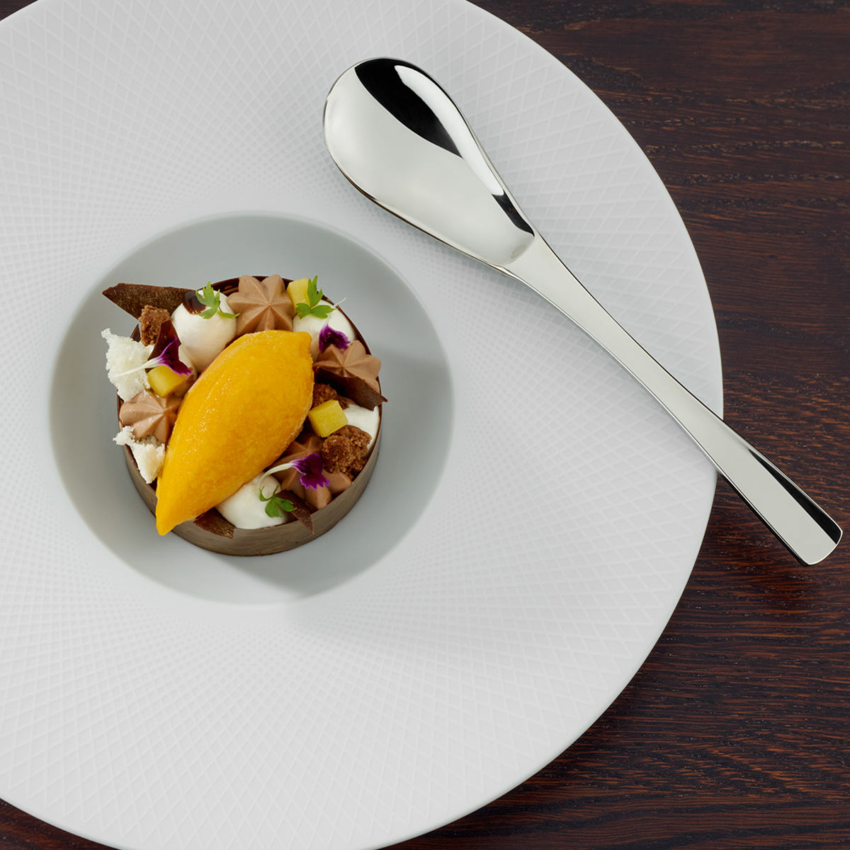 XY MIRROR FINISH Table / Pasta spoon